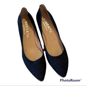 VISCATA BARCELONA espadrille wedge (black